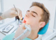 dental patient receiving dental fillings