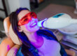 A patient wondering, "Does teeth whitening cause sensitivity?"