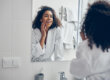 A woman going through root canal recovery