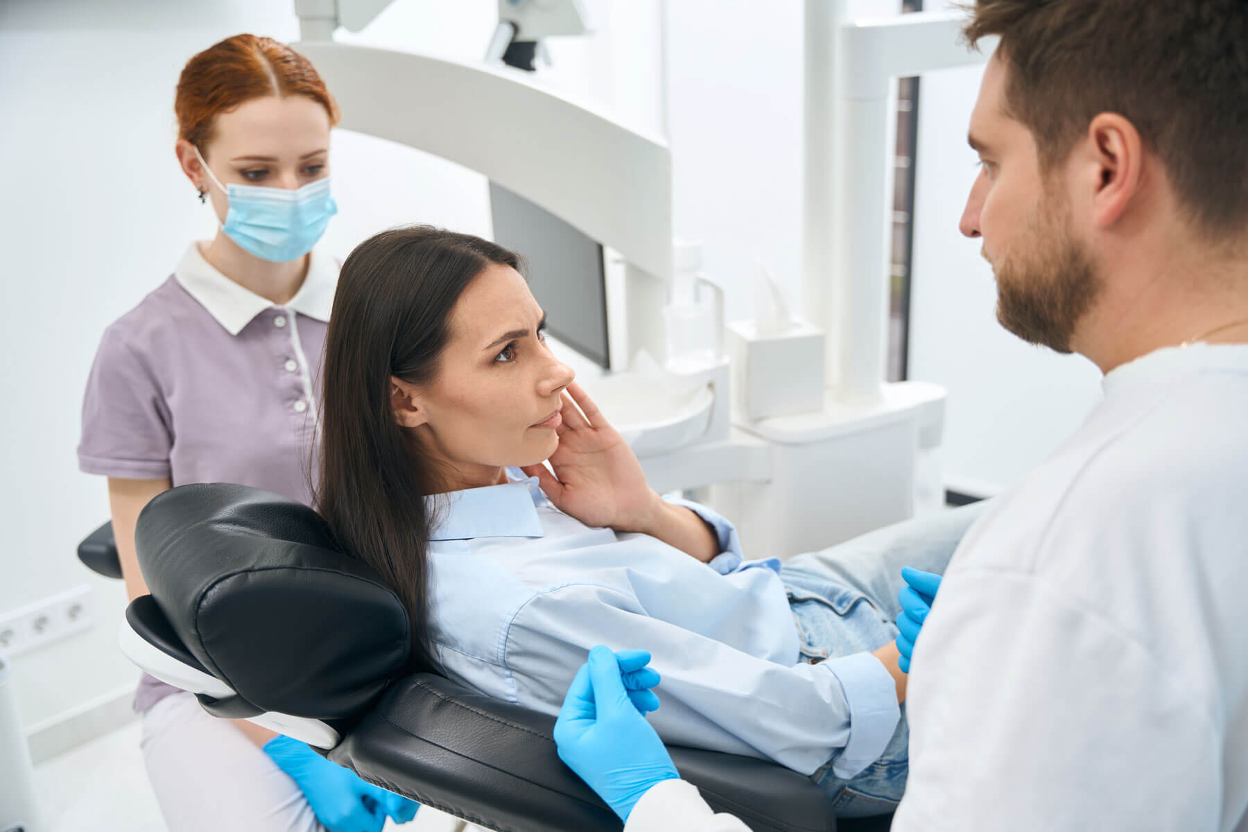 Common Signs Of A Dental Injury A dentist explains the signs of a dental injury to a patient