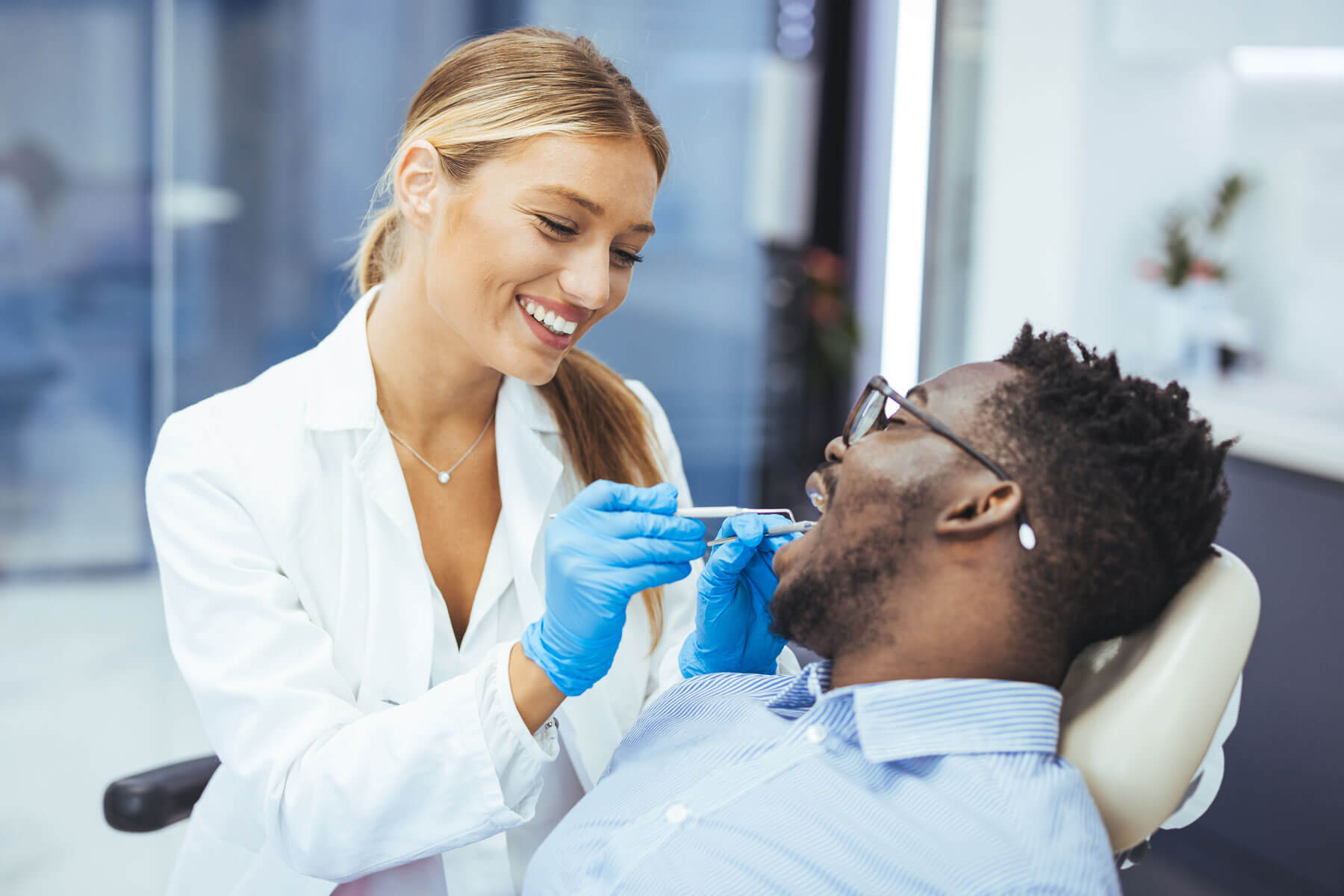 A man realizing the importance of dental check-ups