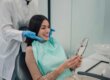 A patient practicing habits for a healthy smile