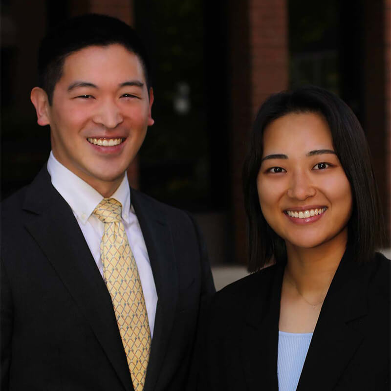 HSU-Hicks-homepage Portrait of Dr. Hsu and Dr. Hicks